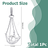 1Pc Rhodium Plated 925 Sterling Silver Bead Cage Pendant Mounting STER-HS0001-20P-2