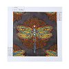 Square with Dragonfly Pattern DIY Diamond Painting Kit PW-WG4FDC8-01-2