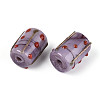 Handmade Gold Foil Glass Bumpy Beads LAMP-ZX003-12-08-2