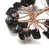Natural & Synthetic Gemstone Chips Tree of Life Decorations DJEW-Z007-02-5