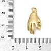 Brass Enamel Pendants KK-U058-44G-3