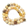 Natural Yellow Opal Beads Strands LS-G-I213-18-10mm-6