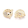 Alloy and Rhinestone Pendants PALLOY-T092-18B-G-2