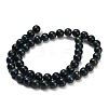 Natural Azurite Beads Strands G-Z110-C05-8mm-3