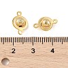 SHEGRACE Brass Round Links XGR0126G-122G-3
