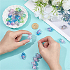 30Pcs Transparent Acrylic European Beads OACR-SC0002-72-3