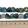 Natural Agate Beads Strands G-L630-F01-01F-5