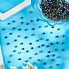 Electroplate Transparent Glass Beads Strands EGLA-LT0001-02B-3