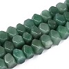 Natural Green Aventurine Beads Strands G-D091-A28-4