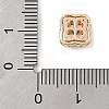 Brass Micro Pave Cubic Zirconia Beads KK-K297-33G-02-3