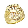 Dollar Sign Zinc Alloy Finger Rings for Men FS-WG78023-01-5