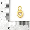 Brass Micro Pave Cubic Zirconia Pendants KK-H204-01G-05-3