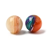 Painted Acrylic Beads AC-CBAD2D4-02-2