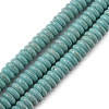 Synthetic Turquoise Spacer Bead Strands G-WH0018-015B-1
