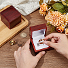 Square Wooden One Championship Ring Display Box CON-WH0095-71A-3