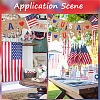 1Pc Word USA Linen Hanging Banners Flags AJEW-SP0001-61-5