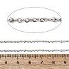 Tarnish Resistant 304 Stainless Steel Cable Chains CHS-K004-13P-0.4mm-2