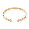 Brass Open Cuff Bangles BJEW-A144-01B-3