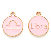 Alloy Enamel Pendants ENAM-S124-01A-09K-1