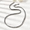 Non-Tarnish 201 Stainless Steel Byzantine Chain Necklaces NJEW-V0313-02-5