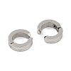 Non-Tarnish Lightning sand 304 Stainless Steel Clip-on Earrings  EJEW-M001-08P-2