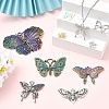 10Pcs 10 Styles Alloy Pendants FIND-YW0011-06-5