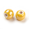 Handmade Porcelain Beads PORC-D001-8mm-16-3