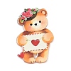 Valentine's Day Opaque Printed Acrylic Pendants OACR-A045-06H-1