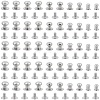 75Pcs Alloy Round Head Knobs for Small Jewelry Box Making DIY-GF0012-48-7