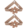 Fibre Flower Curtain Tiebacks AJEW-WH20022-50B-02-1