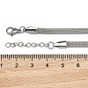 Tarnish Resistant Stainless Steel Network Chains/Mesh Bracelets Bracelets BJEW-I274-13S-2
