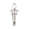 Brass Interlocking Clasps KK-C075-26P-1