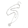 Stainless Steel Pendants Necklaces NJEW-U003-01B-P-2