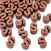 Opaque Acrylic European Beads OACR-TAC0019-006S-3