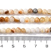 Natural Yellow Jade Beads Strands G-F591-17-4MM-5