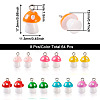 Kissitty 64 Pcs 8 Colors Plastic Pendants KY-KS0001-03-15