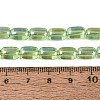 Electroplate Transparent Glass Beads Strands EGLA-Q132-03B-A02-4