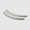 Tube 925 Sterling Silver Beads STER-O021-03-26x2mm-1