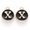 Golden Plated Alloy Charms ENAM-SZ0001-25B-X-2