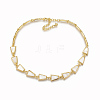 Alloy Freshwater Shell Necklaces SHEL-T009-13-1