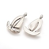 Tibetan Style Alloy Sailing Boat Pendants LF0998Y-NF-2