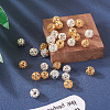  30Pcs 6 Style Brass Beads KK-TA0001-24-15