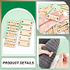 40Pcs Wood Knitting DIY-BC0013-78-4