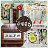 8Pcs 8 Colors Plastic Mesh Canvas Sheets DIY-BC0015-46-5