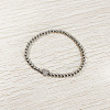 304 Stainless Steel Beads Stretch Bracelets for Women FS-WGC4F34-25-1
