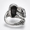 Alloy Cuff Finger Rings RJEW-T006-47-4