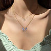 48Pcs 8 Style Alloy Open Back Bezel Pendants FIND-CW0001-13-7