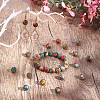 45Pcs Dyed Natural Imperial Jasper Beads G-SC0003-90A-4
