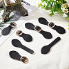 6Pcs Imitation Leather Sew on Toggle Buckles FIND-FG0002-73G-5