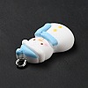 Christmas Opaque Resin Pendants LS-RESI-G043-A02-5